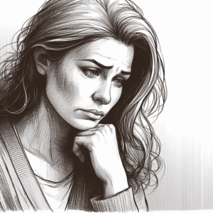 Adulte en séance de psychothérapie, illustrant l’accompagnement personnalisé pour surmonter stress, transitions de vie ou difficultés émotionnelles